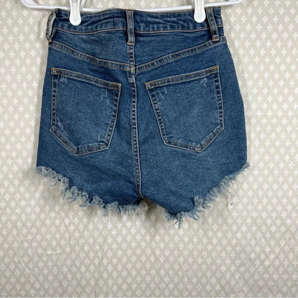 Free People We The Free Crvy High‎ Rise Vintage Shorts